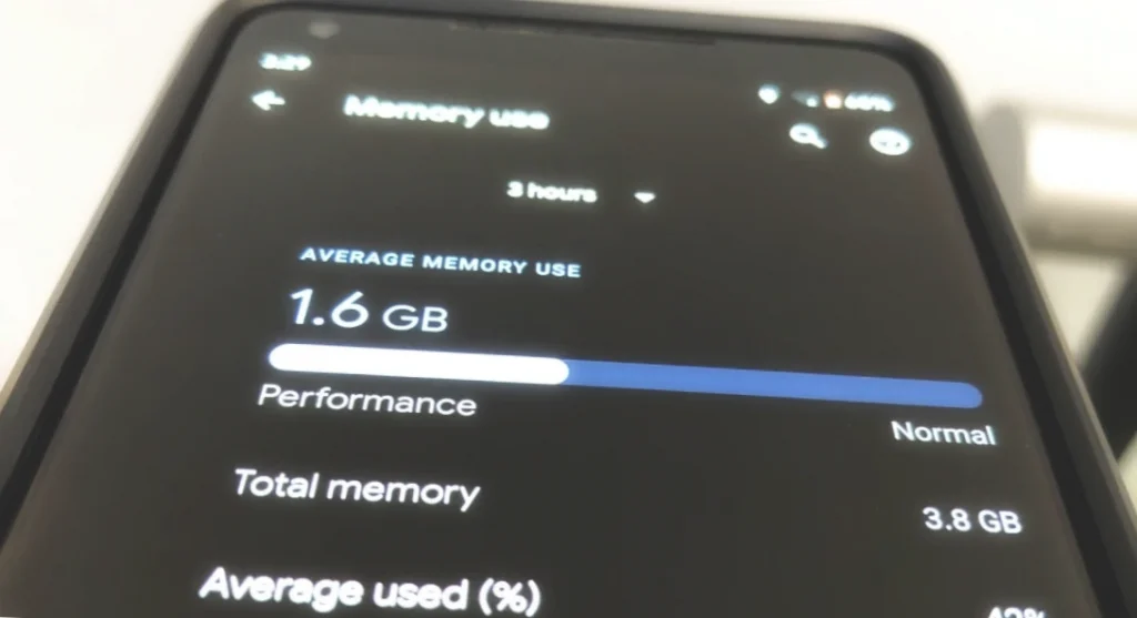 RAM usage on android