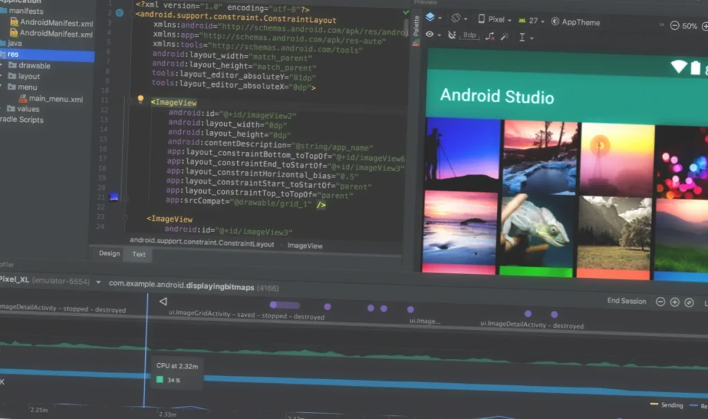 Creating an app in Android Studio