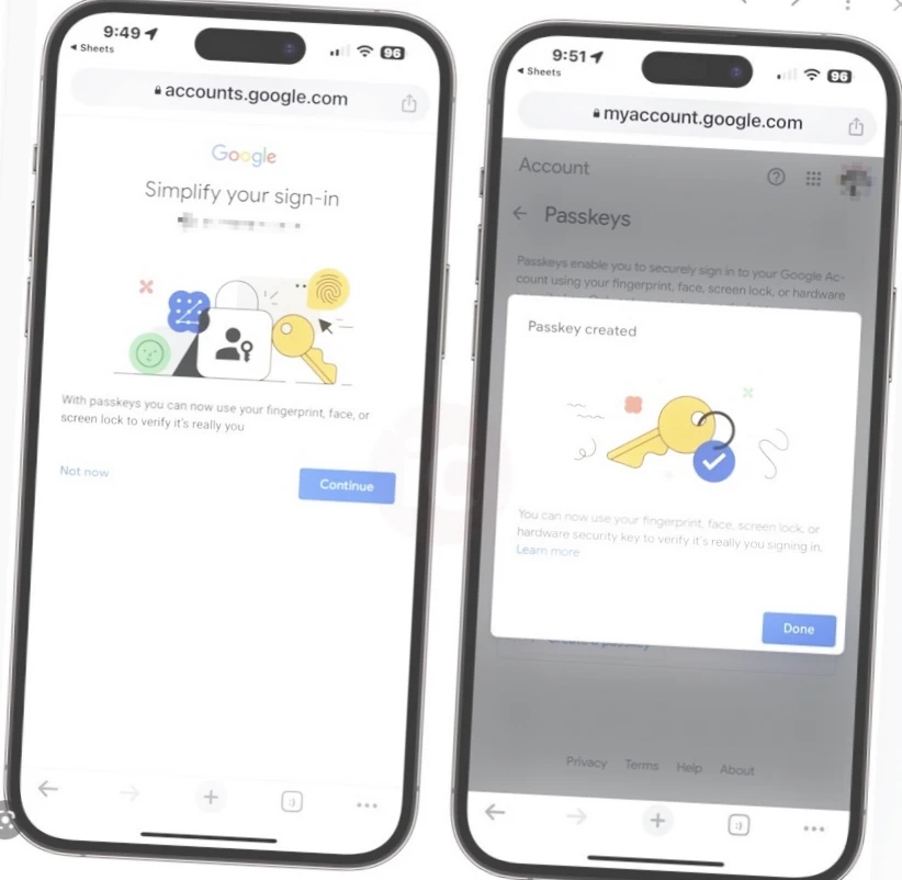 Creating a Passkey for Your Google Account