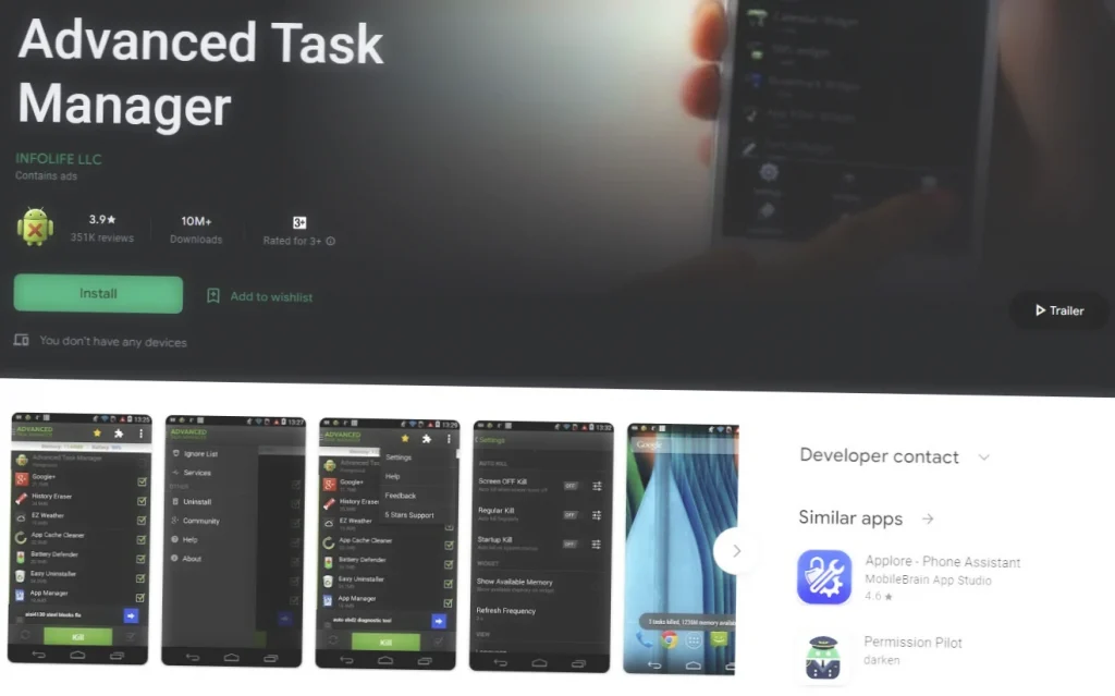 Advanced Task Manager app