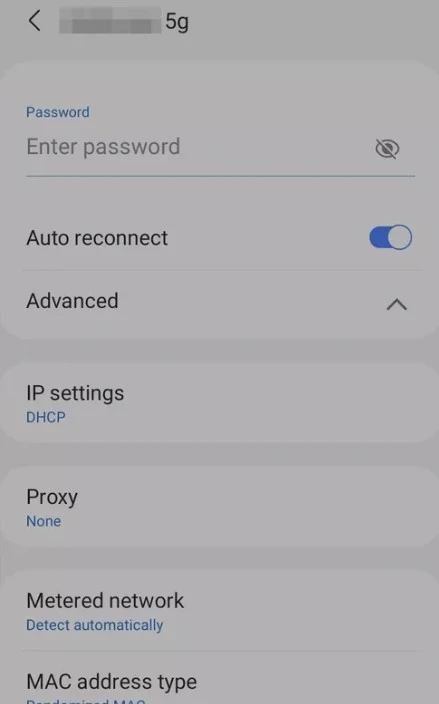 Additional information about the Wi-Fi connection