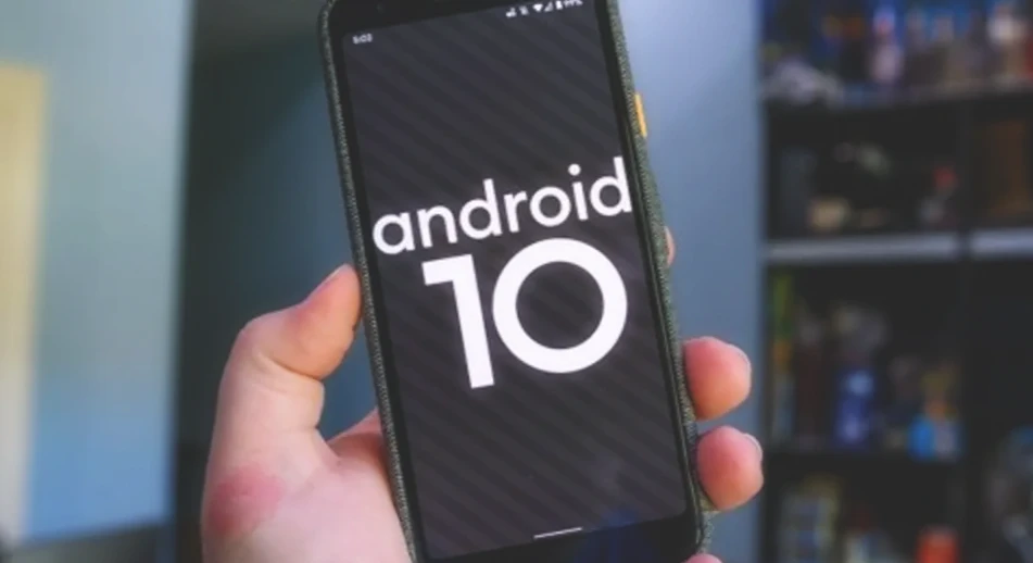 Smartphone on Android 10