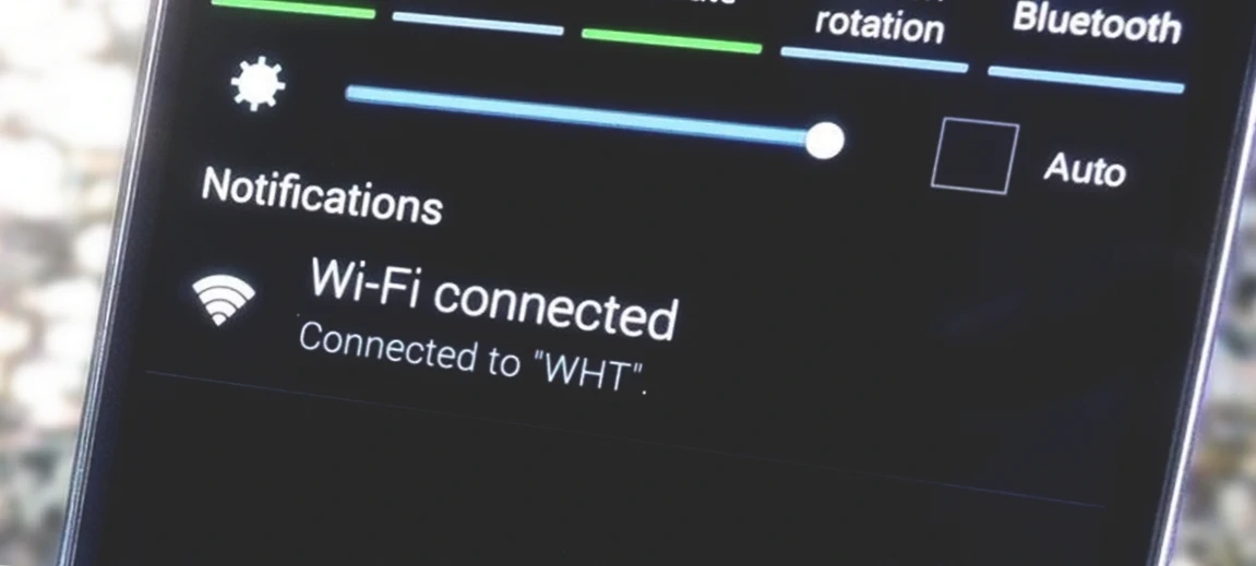 Wi-Fi connection notification