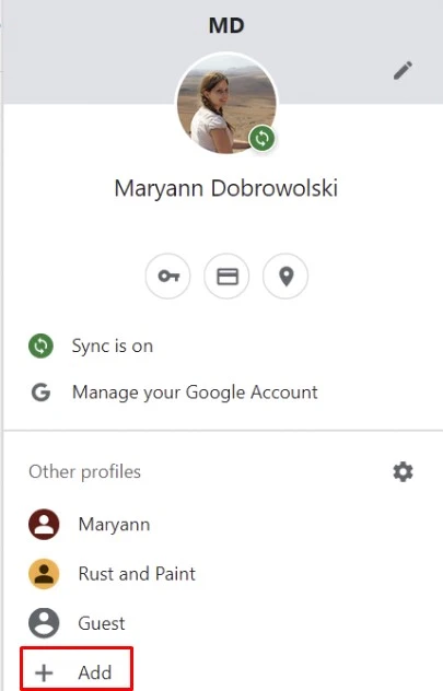 Create a New Chrome User Profile