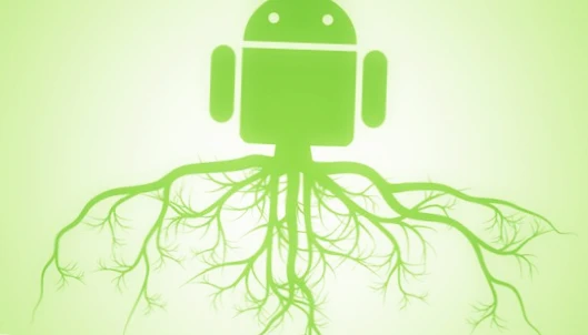 Android icone with roots